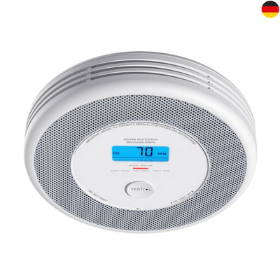 X-Sense Rauch CO Melder Sprachalarm Standortansage 30 mm XP0A-M