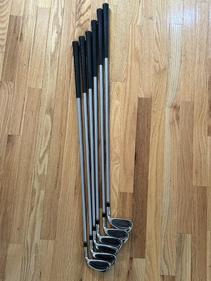 PowerBilt TPX Iron Set 6-7-8-9-PW-SW Graphite Shafts RH High Modulus Golf Clubs