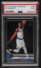 2019-20 Panini Clearly Donruss Rated Rookie Variation RJ Barrett PSA 9 MINT 09an