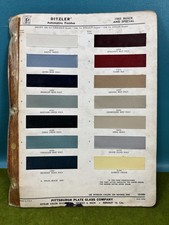 1965 Buick And Special Paint Chips Ditzler PPG Vintage