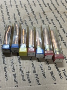 (7) Vintage Harris? MISC. NOS Propane Hand Cutting Torch Tip scrap cutting