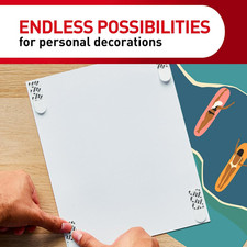 Poster Strips Mega Pack, 136  Strips Damage-Free Hanging Poster Hangers, No T... 0.15 per strip