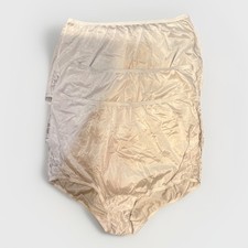 3 Pair VANITY FAIR Granny Panties SZ 9 HI Waist Lace 13-801 Sheer Nylon Panties