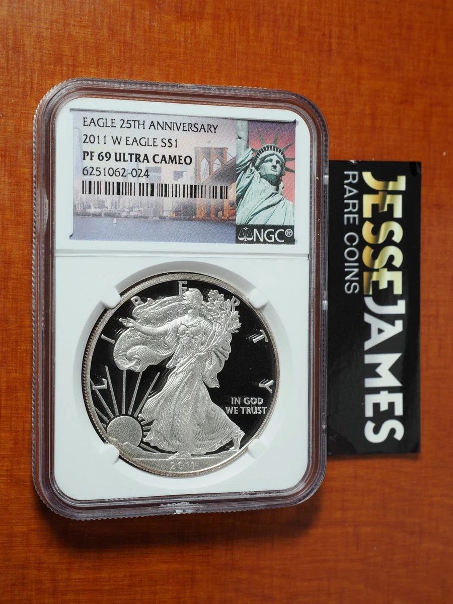 American Eagle PR 69 Graded 2011 Silver Bullion Coins for sale | eBay