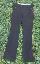 Marc Jacobs Black/Salmon Multicolor  Striped - 100% Wool Flare Pants Size: 2