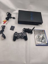 Sony PlayStation 2 -8MB Card PS2 Black Console + Controller and Game 🎯 🎮🤩🎁