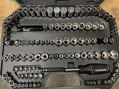 #ad Husky Mechanics Tool Set 149 Piece MISSING 5 PIECES SEE PICS $94.95