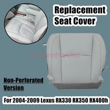 For 2004-2009 Lexus RX330 RX350 Left Front Driver Bottom Leather Seat Cover Gray