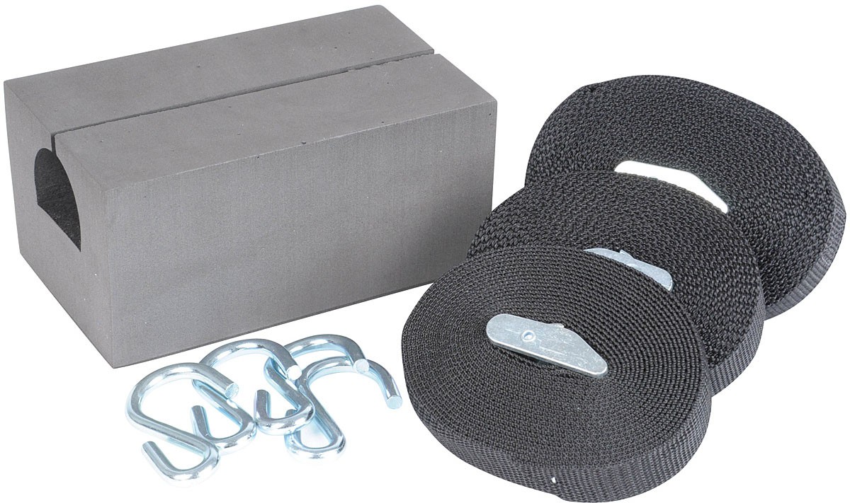 Riverstones Deluxe Canoe Carrier Kit | Foam Block Roof Rack System with