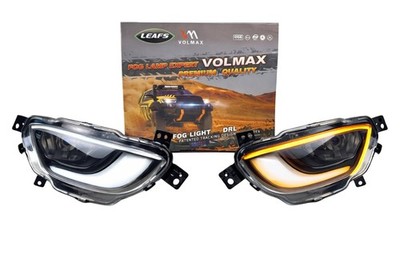 LED DRL Fog Lamp Cover for Tata Altroz 2019-2026 White DRL & Amber Indicator