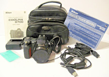 Nikon Coolpix 8700 8.0MP Bundle Case Batt Charger 1gb CF Card ALL 100 WORKING 