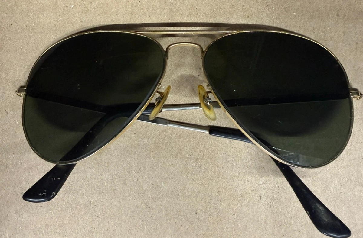 Ray-Ban Gold Brown Vintage Sunglasses for sale | eBay