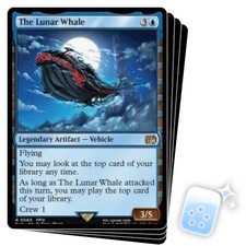 THE LUNAR WHALE X4 Final Fantasy FIN Magic MTG MINT CARD