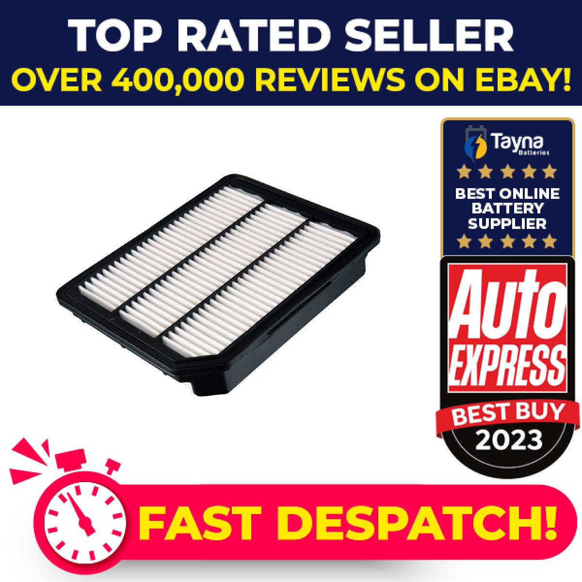 Air Filter fits SSANGYONG REXTON POX 2.0 2018 on G20DTR Blue Print 2314036300