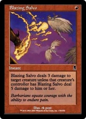 RUSH ENGLISH Odyssee - Blazing Salvo [EX/NM] MTG magic ODY