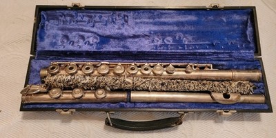 ELKHART GEMEINHARDT 3SH SOLID HEAD FLUTE  -  Needs Tune up  ** Please Read **