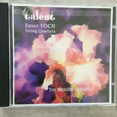 ERNST TOCH: String Quartets op. 15 & 12 - Braude Quartet (CD) - BRAND NEW SEALED
