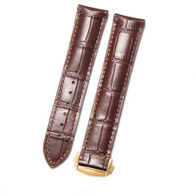 For Omega Seamaster 300/150 Quality Genuine Leather Watch Band Straps Mens 20mm