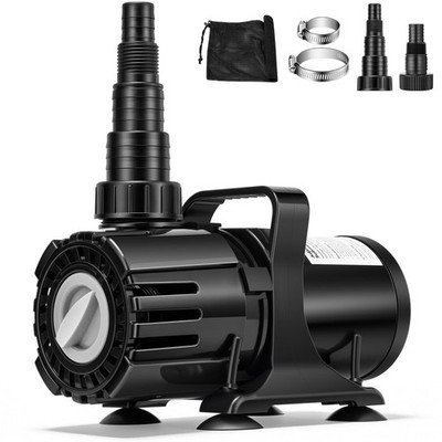 VIVOHOME 120W Adjustable Flow Submersible Water Pump, 800-2100GPH, Black