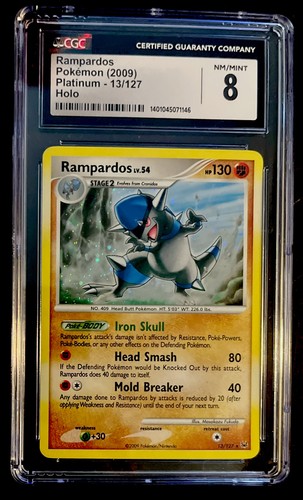 Rampardos graded PSA 8 for sale on eBay