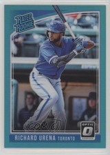 2018 Panini Chronicles Optic Rated Rookies Aqua Prizm 94/299 Richard Urena 1s8