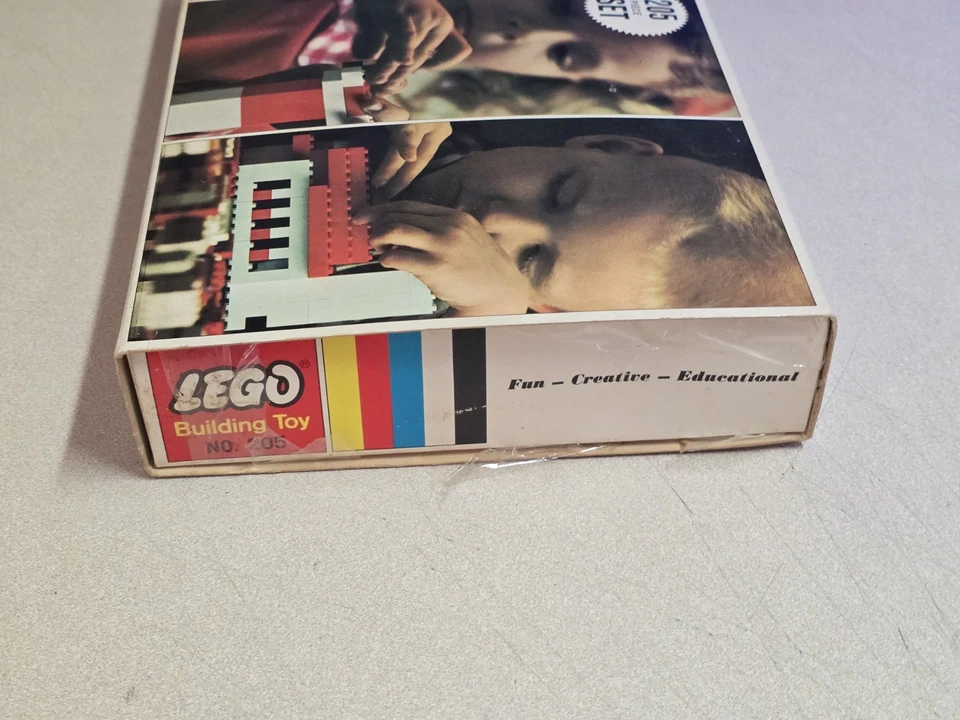 Vintage 1966 Lego Building Toy - Small Basic Set - #205 -FACTORY SEALED NEW! - Image 4 of 4