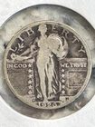 1926D Standing Liberty 90% SILVER Quarter FINE #25