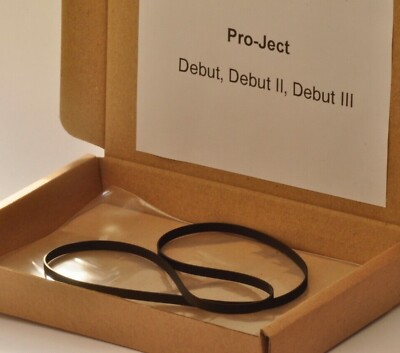 Pro-Ject / ProJect Debut Carbon Evo Plattenspieler Gummi Antriebsriemen 0,8 x4 mm PREMIUM