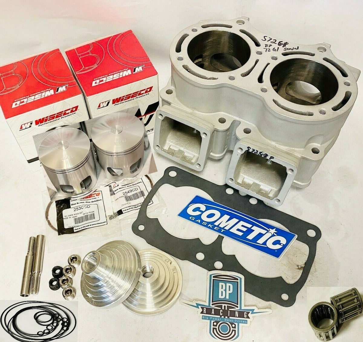 Banshee 521 Supercub Super Cub Cylinder Head 27cc Domes O-rings 72mm 5 472 Kit - Foto 10