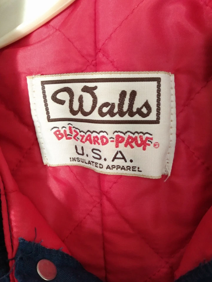 Vintage Walls Blizzard Pruf Insulated Coveralls Size XL - One Piece Blue  - Image 2 of 4