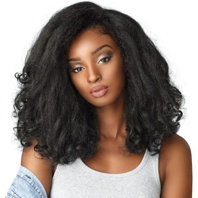 Sensationnel Synthetic Hair Half Wig Instant Weave Curls Kinks
