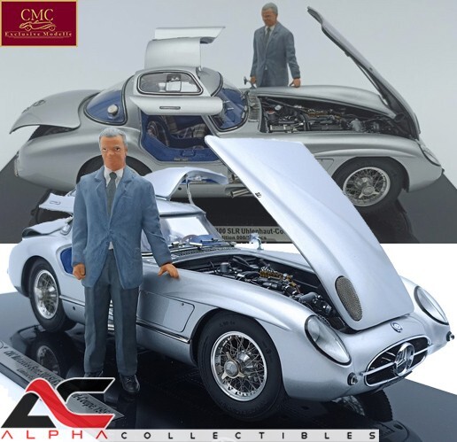 ミニカー CMC Mercedes-Benz 300 SLR (W196S) 1:18 CMC M-246 1:18 MERCEDES-BENZ 300 SLR COUPE 1955 W/FIGURE