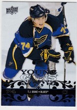 MINT ROOKIE! 2008-09 YOUNG GUNS NO. 218 T.J. OSHIE ST. LOUIS BLUES