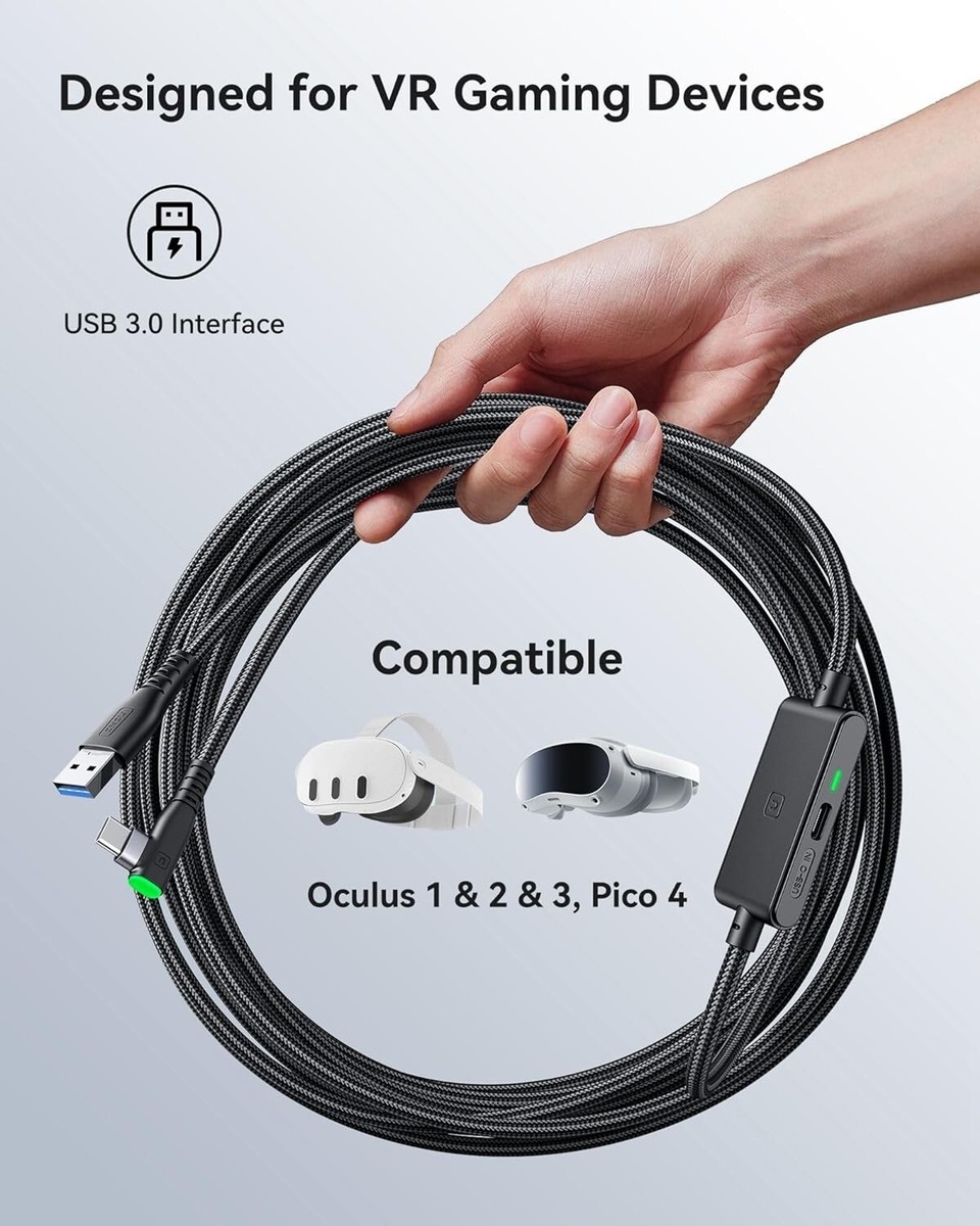 16ft USB Link Cable for Oculus Quest 3/2/Pro Industry