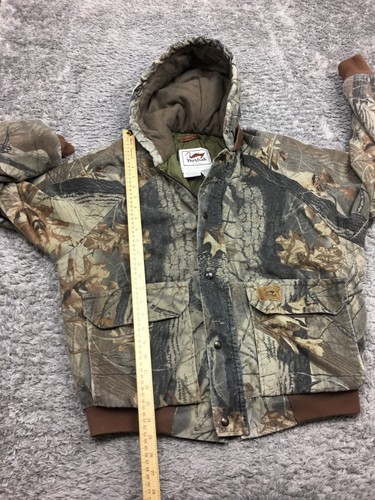 Duxbak Sakko Herren Größe Large 42-44 grün Harwood Camouflage Knopf ohne Reißverschluss - Bild 8 von 12