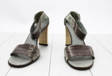 Vintage Gucci Lizard print D'orsay pumps