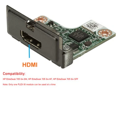 HP HDMI Port Flex IO Option Card 3TK74AA for EliteDesk ProDesk 800 G4 L25757-001 - Image 1 of 4