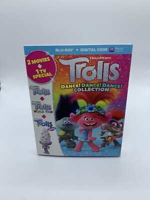 Trolls Dance! Dance! Dance! Collection (Blu-ray + Dig) Anna Kendrick BRAND NEW