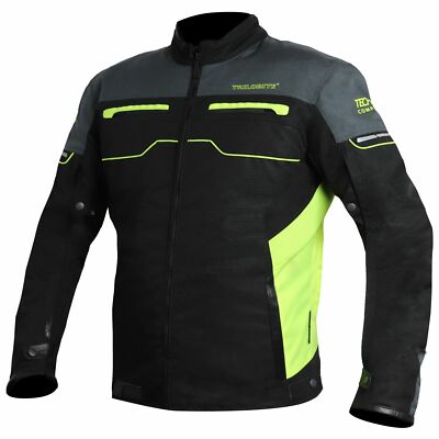 Trilobite All Ride Tech Air Motorradjacke Herren (schwarz/grau/neongelb) Gr: XXL