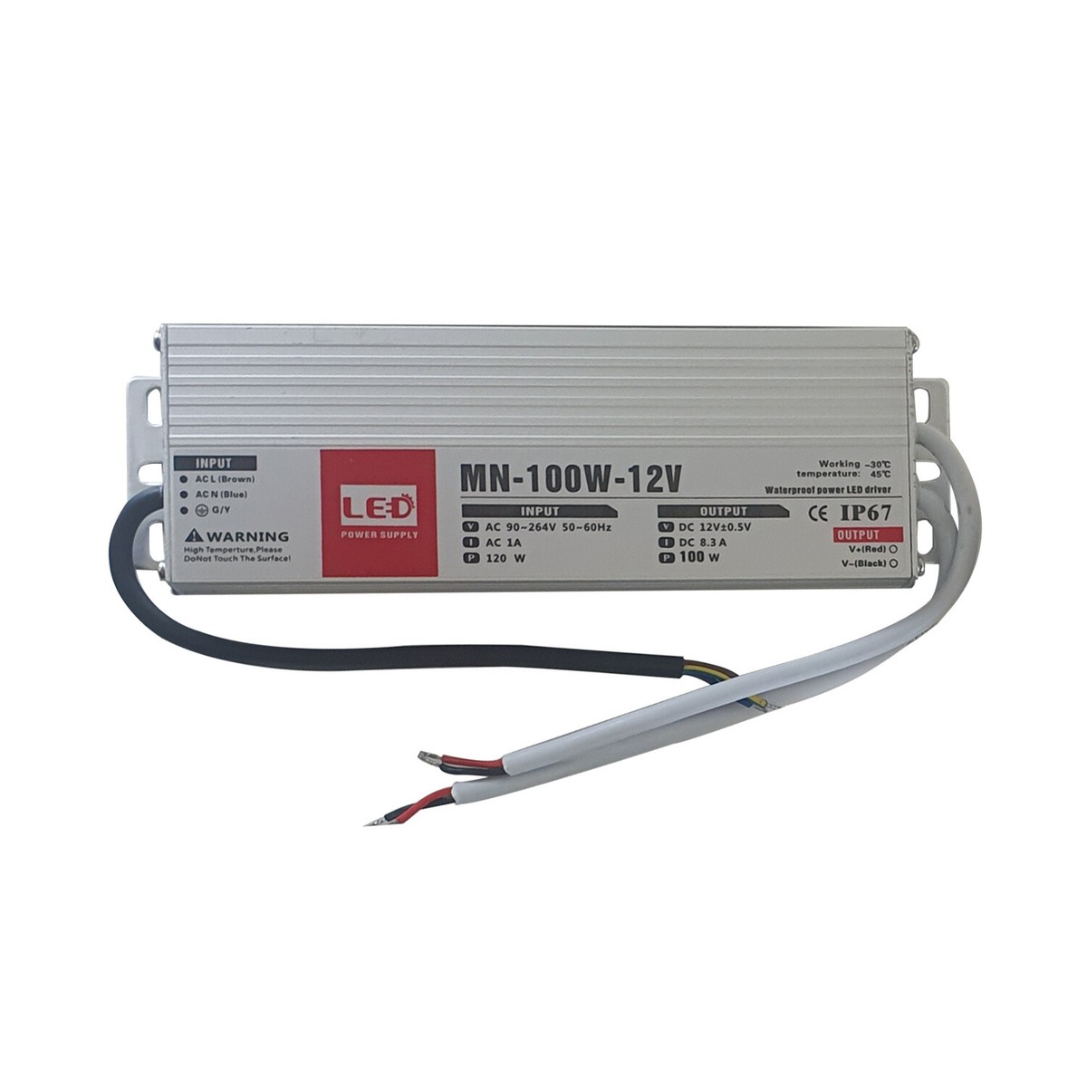 LED_Sone IP67 Wasserdichtes Netzteil 12V DC – 60? Produktbild-Vorschau 3