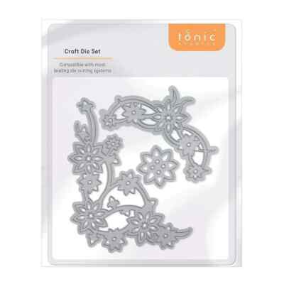 #4442  e - TONIC STUDIOS METAL CUTTING DIE - THINKING OF YOU CORNERS DIE SET