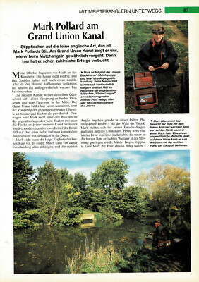 Mark Pollard am Grand Union Kanal - Meisterangler Infokarte