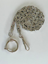 Schwere Taschenuhrkette aus Königskette Uhrenkette Taschenuhr Kette 40 cm 3-2