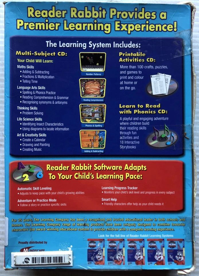 Reader Rabbit 2ND GRADE Learning System Ages 6-8 (PC CD-ROM, Windows 95 - XP) - Image 2 of 4