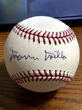 MARVIN MILLER SIGNED AUTOGRAPHED OML BASEBALL!  MLB Executive!  HOF!