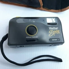 Vivitar Spree Zoom Point & Shoot 35mm Film Camera Tested Works Parts or Repair