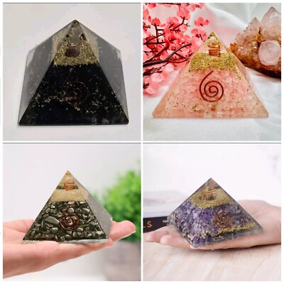 Evil Eye Schutz Set Orgonit Pyramide Kupferspule Heilung EMF Schutz 