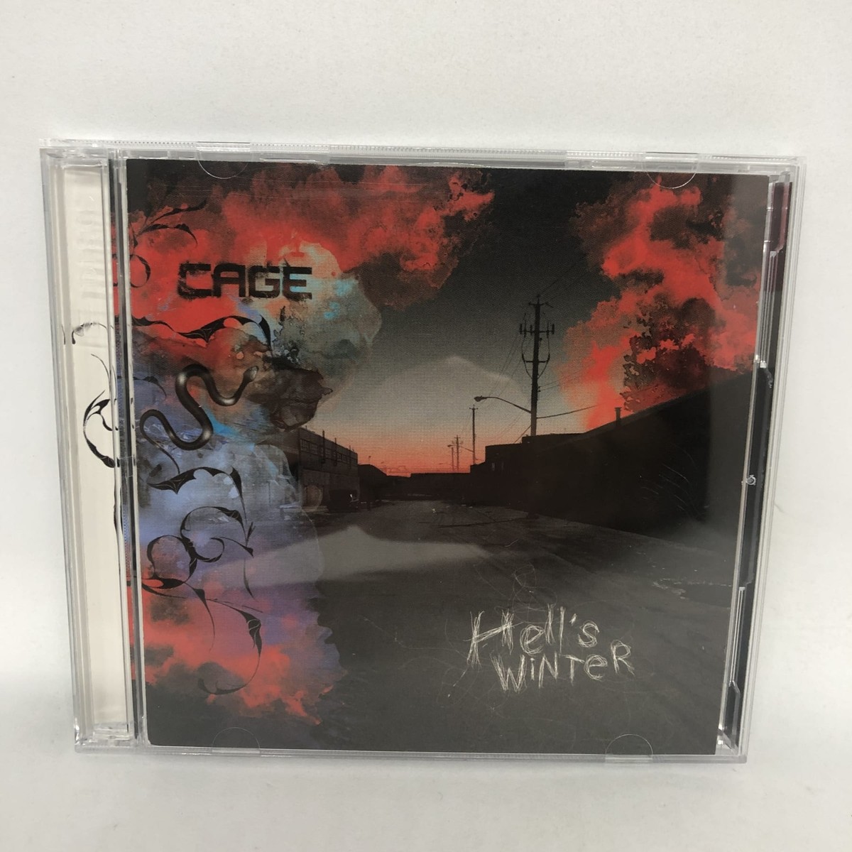 Cage HELL'S WINTER CD Album + Bonus Instumentals Disc V GOOD