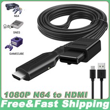 3 ft Converter N64 To HDMI HD 1080P Cable Compatible With N64/ GameCube/ SNES