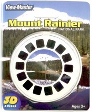 MOUNT RAINIER NATIONAL PARK WASHINGTON 3d View-Master 3 Reel Packet NEW SEALED